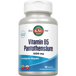 KAL Vitamin B5 - 1000 mg Pantoténsav - 100 tabletta