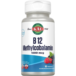 KAL Witamina B 12 metylokobalamina 1000 mcg - 60 Tabletek do ssania