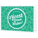 Nicest Wishes! - Подаръчен ваучер за разпечатване - 