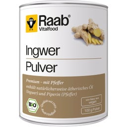 Raab Vitalfood Ekologisk ingefära Premium med peppar - 100 g