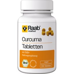 Raab Vitalfood Organic Turmeric Tablets - 300 Tablets