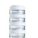 BlenderBottle® GoStak™ 4 x 40 ml, White