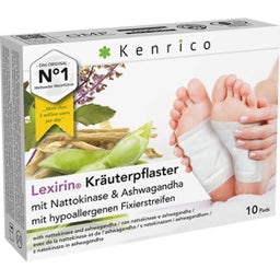 Nattokinaasia ja ashwagandhaa sisältävät Lexirin® -yrttilaastarit - 10 kappaletta