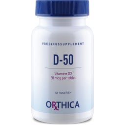 Orthica D-50 - 120 tablettia