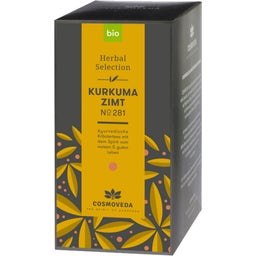 Cosmoveda Bio čaj kurkuma-škorica - 20 čajových vrecúšok