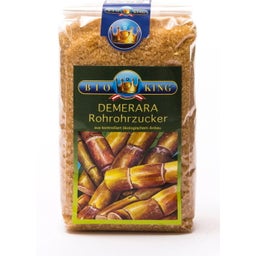 BioKing Organic Raw Demerara Cane Sugar - 1.000 g