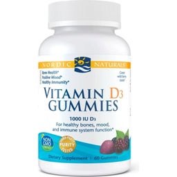 Nordic Naturals Vitamin D3 Gummies - 60 таблетки за дъвчене