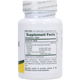 Nature's Plus Pancreatine 1000 mg - 60 comprimés