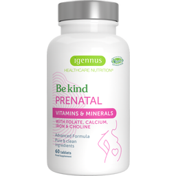 Igennus Be Kind Prenatal Vitamins & Minerals - 60 comprimidos
