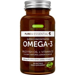 Pure & Essential Omega-3 Wild Fish Oil & D3 - 60 гел-капсули