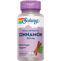 Solaray Cinnamon - Zimt - 60 veg. Kapseln